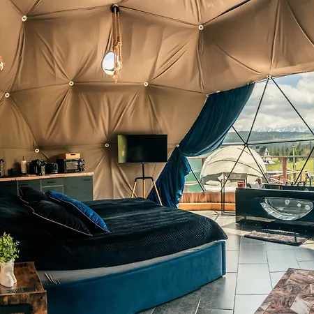 Goralski Harem Osada Glamp & Glass Z Jacuzzi I Balia Luksustelt Zakopane