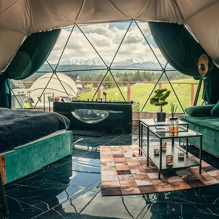 Goralski Harem Osada Glamp & Glass Z Jacuzzi I Balia Luksustelt Zakopane