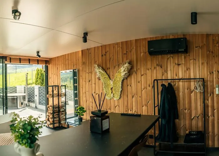 Luksusowy namiot Góralski Harem Osada Glamp&glass Z Jacuzzi I Balią Zakopane