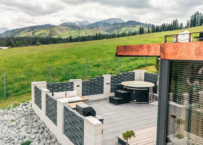 Luxusní stan Goralski Harem Osada Glamp & Glass Z Jacuzzi I Balia *