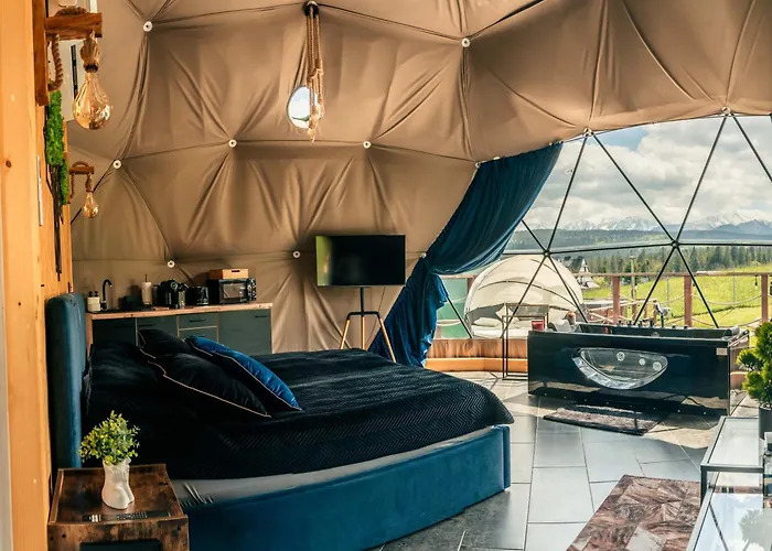 Goralski Harem Osada Glamp & Glass Z Jacuzzi I Balia Luxusní stan Zakopane
