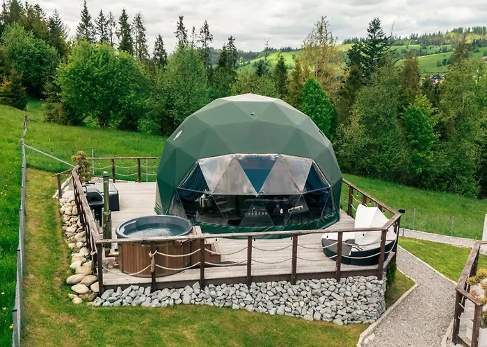 Góralski Harem Osada Glamp&glass Z Jacuzzi I Balią *