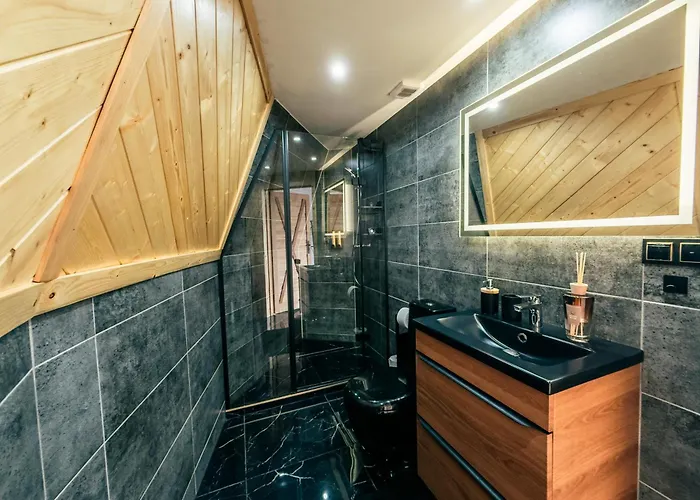 Luksusowy namiot Góralski Harem Osada Glamp&glass Z Jacuzzi I Balią Zakopane