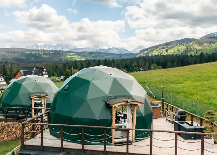 Goralski Harem Osada Glamp & Glass Z Jacuzzi I Balia Luxusní stan Zakopane