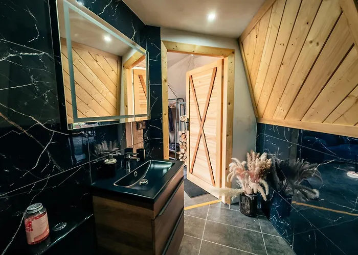 Góralski Harem Osada Glamp&glass Z Jacuzzi I Balią Luksusowy namiot