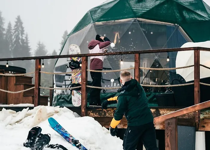 Góralski Harem Osada Glamp&glass Z Jacuzzi I Balią * Zakopane